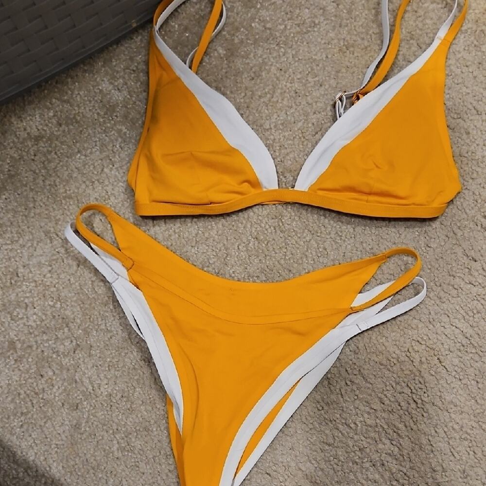 L*Space Bikini Mango Top and Bottom